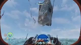 Cyclops just decides to fly away - Subnautica