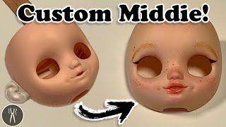 CUSTOM BLYTHE DOLL - Middie Daisy - Full Customising Process DIY