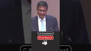 Emotional Farewell: CJI Chandrachud's Heartfelt Words | Chief Justice of India