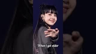 when I'll get older I will be stronger 