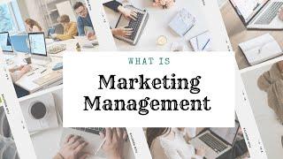 What is Marketing Management ? #marketing #business #shorts