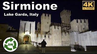 SIRMIONE ITALY - Walking tour at Sunset around the Lake Garda 2022  4K UHD