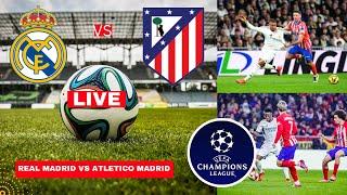 Real Madrid vs Atletico Madrid 2-1 Live Champions League UCL Football Match Score Highlights 2025