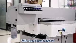 #Audleyprinter #UV9060 #uv Flatbed #Printer #uvprinter installs 3 #Epson #i3200 headsfor #UVprinting