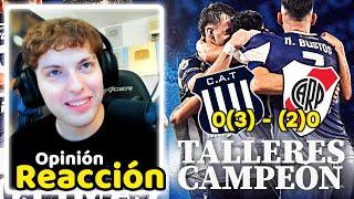 DAVOO XENEIZE REACCIONA Y OPINA DE RIVER 0(2) TALLERES 0(3)