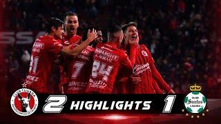 Resumen: Xolos 2 - 1 Santos | Jornada 1 - Clausura 2020 | Liga BBVA MX