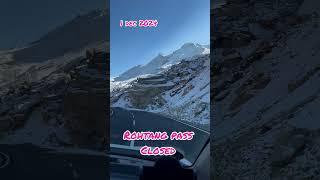 Rohtang pass closed for 2024 #manali #travel  #rohtang #rohtangpass #travel # #manalitour #youtube