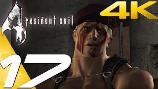 Resident Evil 4 Ultimate HD Edition - Walkthrough Part 17 - Krauser Boss Fight [4K 60FPS]