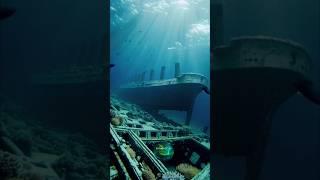 Titanic Reimagined by AI Underwater!  #Shorts #Titanic #shortvideo