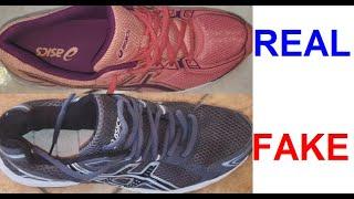 Real vs Fake Asics sneakers. How to spot fake Asics gel.