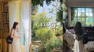  Paris 파리 브이로그 | 카풀하다 사귄 친구랑 몽마르뜨 산책, 모네의 정원, 에밀리 파리에 가다 촬영지 Atelier des Lumières 반고흐 전시