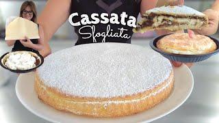 CASSATA SFOGLIATA ricetta FACILE e VELOCE di Tutti a tavola