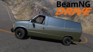 BeamNG DRIVE Alpha Version   Exploring the Cliff Side Map