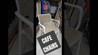 cafeteria plastic chairs available in all colors by #srfurnituresmarrt #cafe #cafechair #cafeteria
