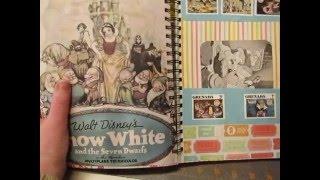 Completed Disney world homemade smash book
