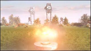 STAR WARS REBEL LINE DEFENSE - Star Wars: Galaxy at War Mod Gameplay