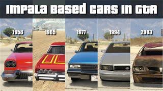 Chevy Impala based cars in GTA games | GTA III to GTA V