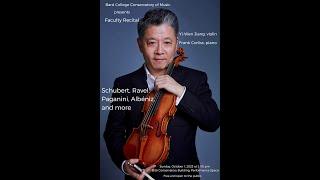 Faculty Recital: Yi-Wen Jiang, violin; Frank Corliss, piano