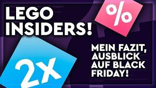 LEGO INSIDERS WOCHENENDE! Mein Fazit und Ausblick auf den Black Friday | LEGO als Investment