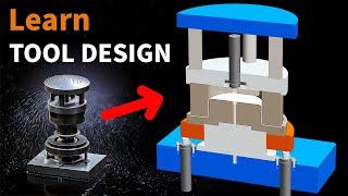 Mastering Die and Punch TOOL DESIGN in SolidWorks (from Scratch)