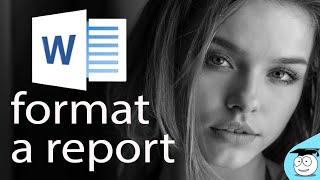 Format a Report in Word | Simple Guide | Academic Writing