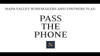 Napa Valley Vintners and Winemakers play "pass the phone" at a recent lunch gathering!