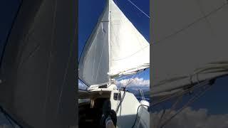 Downwind sailing in Göcek