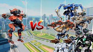 WR Condor[Nerf] VS All Robots Comparison |WR TEST||WAR ROBOTS|