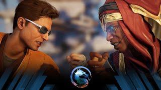 Mortal Kombat 1 - 'Dragon Fist' Johnny Cage Vs Geras (Very Hard)