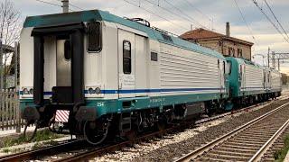 TRENI STRANI, RARI E SPECIALI IN TRANSITO, ARRIVO E PARTENZA IN ADRIATICA!