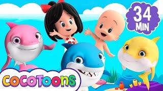 Baby Shark y más canciones infantiles de Cleo y Cuquin | Cocotoons