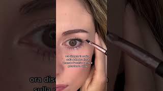 Eyeliner tutorial per occhi incappucciati  #truccoocchi #makeuptutorial #hoodedeyemakeup