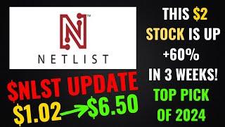 Netlist Stock - BEST STOCK OF 2024? - PREDICTION - Nlst already UP 60% - Just getting started #nlst