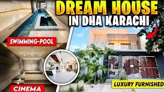 DREAM-BUNGALOW in DHA Karachi With CINEMA and SWIMMING-POOL - Luxury Furnished House