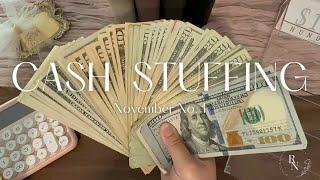 CASH STUFFING | $1861 | November No. 1 | Variable Expenses & Sinking Funds | Star Note