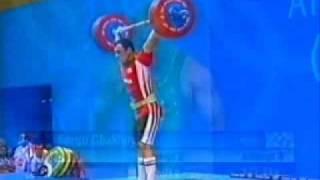 Frank Rothwell's Olympic Weightlifting History George Asandze, 2004, Olympic Gold.Snatch wmv