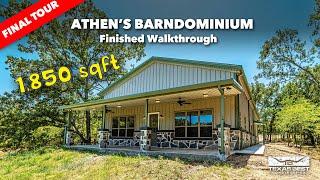 Athens Barndominium Home Finished Tour | Texas Best Construction