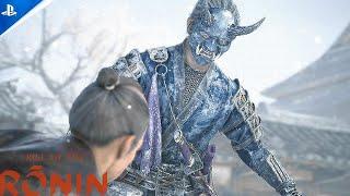 Rise Of The Ronin Blue Demon Aggressive Combat Gameplay PS5/60FPS