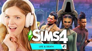 first look at the NEW sims 4 expansion: life and death