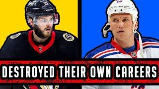 NHL/Players Who DESTROYED Their OWN Careers