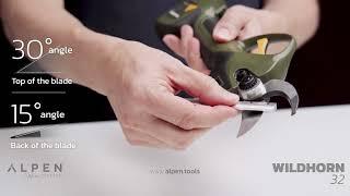 ALPEN Wildhorn 32 - Blade sharpening