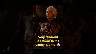 Very different reactions to the Goblin Camp  Baldur's Gate 3 Shorts #baldursgate3 #bg3