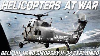 Helicopters At War. Sikorsky H-34 And Bell UH-1 | Listen To Hero And Medal of Honor Patrick Brady