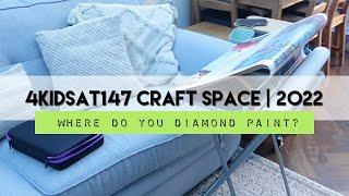 Diamond Painting | Large Painting, Small Space - Making it work!