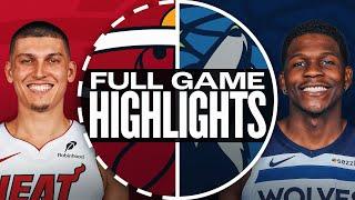 HEAT at TIMBERWOLVES | FULL GAME HIGHLIGHTS | November 10, 2024