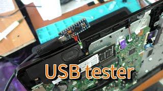 USB тестер для ремонта ноутбуков.