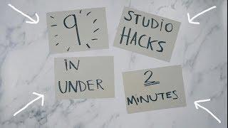 9 STUDIO HACKS I Actually Use in UNDER 2 MINUTES! | Noize London