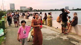  Myanmar City People Enjoy The Moments of Life in Yangon