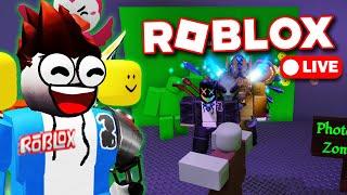 LIVE  | Playing ROBLOX with FANS! 