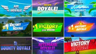 Evolution of Fortnite Victory Royale (Chapter 1 Season 1 - Chapter 2 Remix)